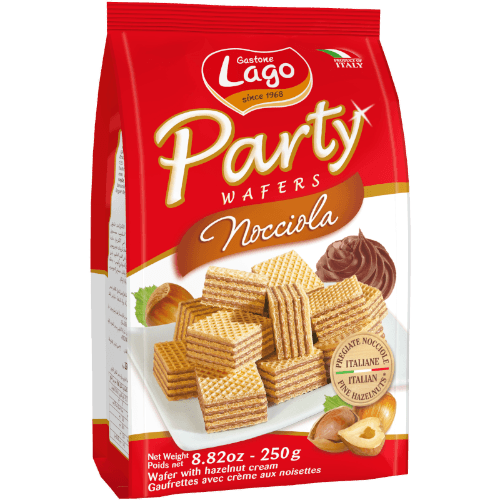 Lago Hazelnut Party Wafers