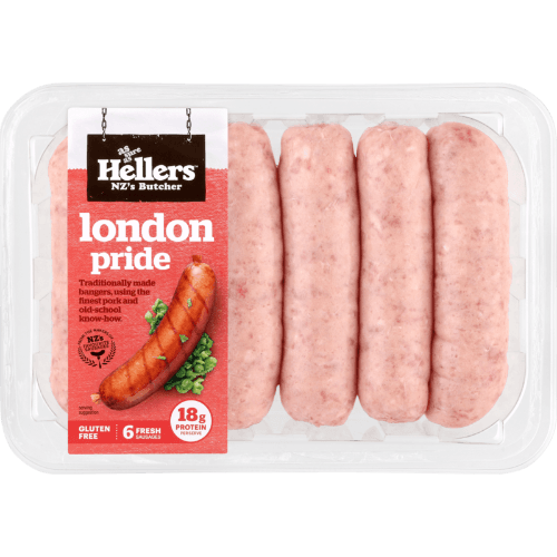 Hellers London Pride Sausages