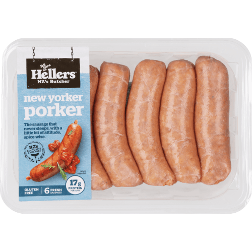 Hellers New Yorker Porker Sausages