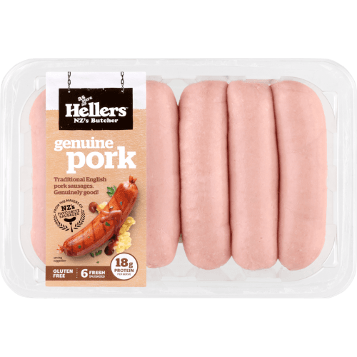 Hellers Genuine Pork Sausages