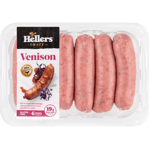 Hellers Craft Venison Sausages