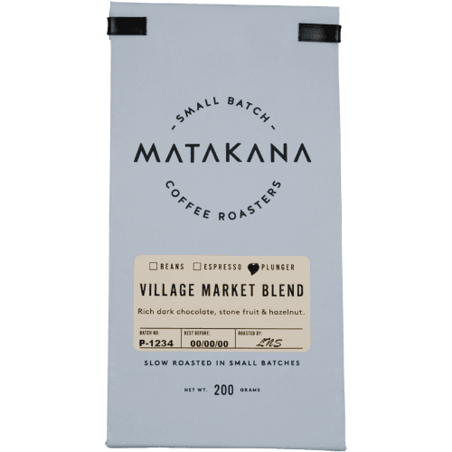 Matakana Coffee Roasters Village Market Blend Plunger Coffee
