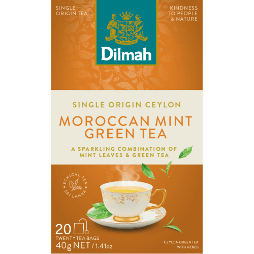 Dilmah Ceylon Moroccan Mint Green Tea Bags