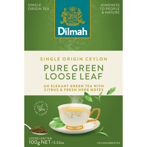 Dilmah Ceylon Pure Green Loose Leaf Tea