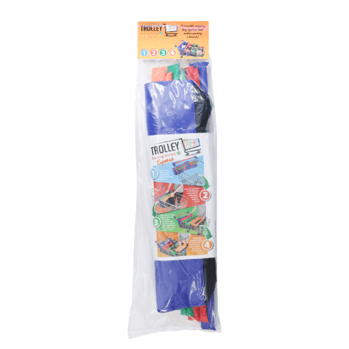Trolley Bags Reusable Collapsing Shopping Bags 4 pack