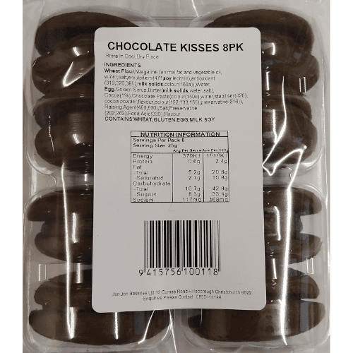 Jon Jon Chocolate Kisses Plain Pack
