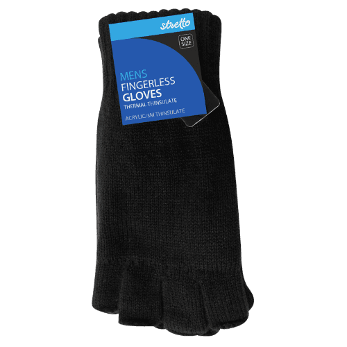 Stretto Fingerless Gloves L-xl Clothing