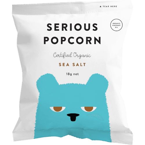 Serious Popcorn Organic Sea Salt Popcorn