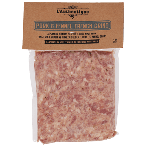 L'Authentique Pork & Fennel French Grind Free Range Sausages