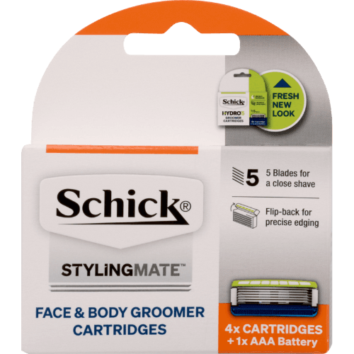 Schick Styling Mate Face & Body Groomer Cartridges