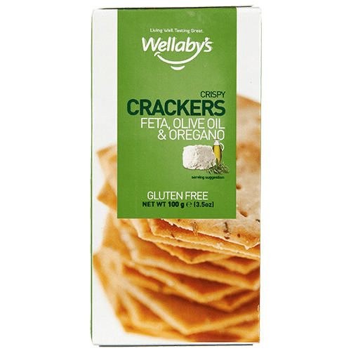 Wellabys Feta Olive & Oregano Crackers