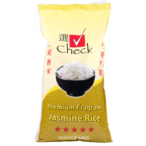 Check Long Grain Rice Cambodian Jasmine 25 kg