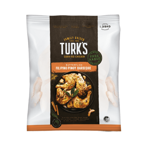 Turk's Free Range Filipino Pinoy Barbeque Butterflied Chicken