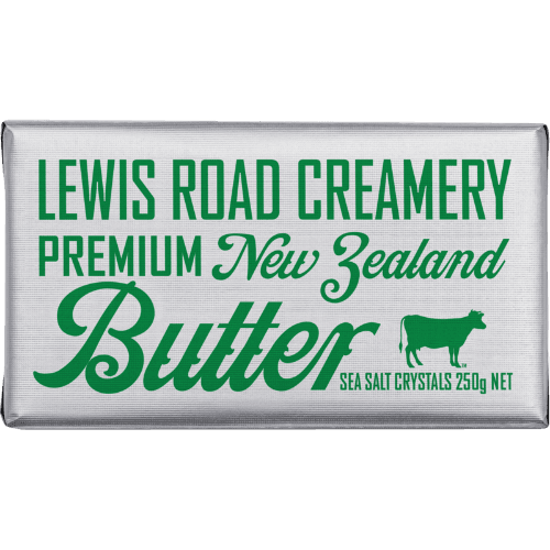 Lewis Road Creamery Premium New Zealand Sea Salt Crystals Butter