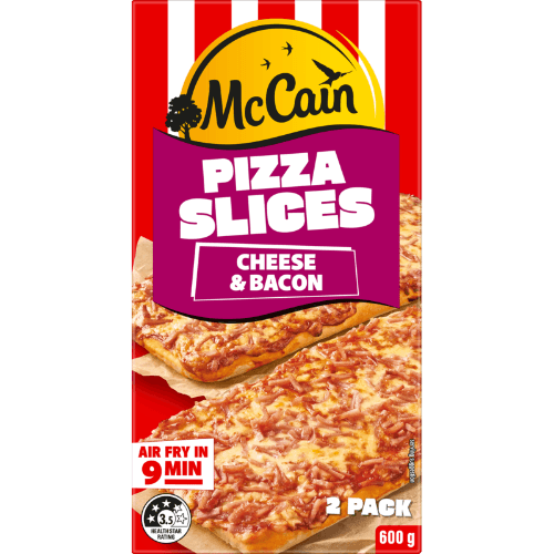 McCain Cheese & Bacon Pizza Slices