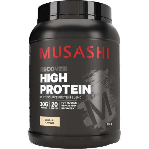 Musashi Recover High Protein Vanilla Flavour Powder