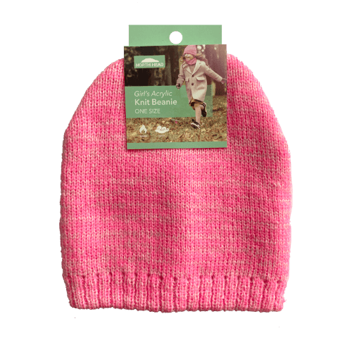 Stretto Girl's Acrylic Knit Beanie Assorted