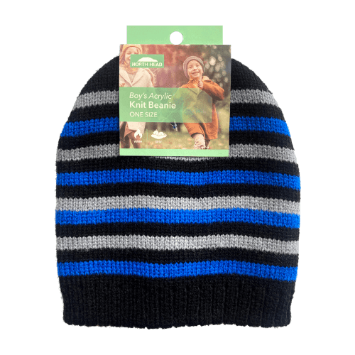 Stretto Boy's Acrylic Knit Beanie Assorted