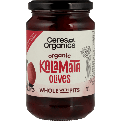 Ceres Organics Organic Kalamata Olives Whole With Pits