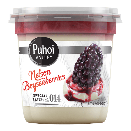 Puhoi Valley Nelson Boysenberries Yoghurt