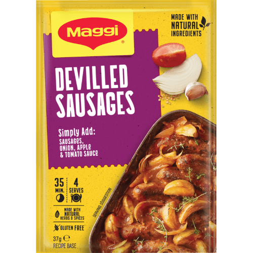 Maggi Devilled Sausages Recipe Base Sachet