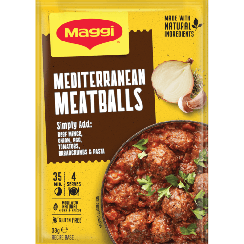 Maggi Mediterranean Meatballs Recipe Base Sachet