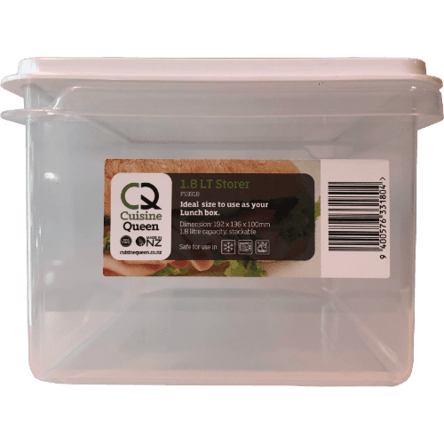 Cuisine Queen Rectangular Food Storer 1.8L