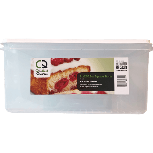 Cuisine Queen Square Cake Box 8 Litre