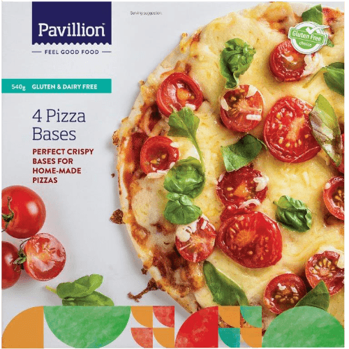 Pavillion Gluten Free Pizza Bases