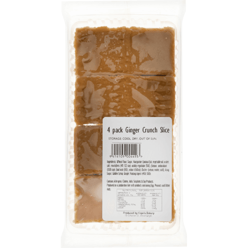 Kaye's Bakery Ginger Crunch Slice 300 g