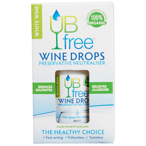 UB Free Wine Drops White Wine Preservative Neutraliser 8 mL
