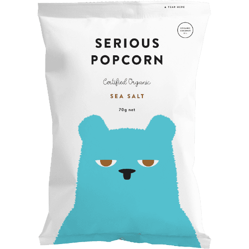 Serious Popcorn Organic Sea Salt Popcorn