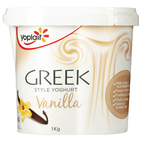 Yoplait Vanilla Greek Style Yoghurt