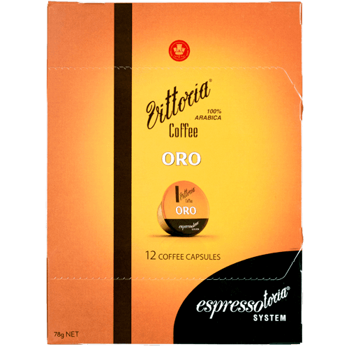 Vittoria Organic Espressotoria Coffee Capsules 12 pack