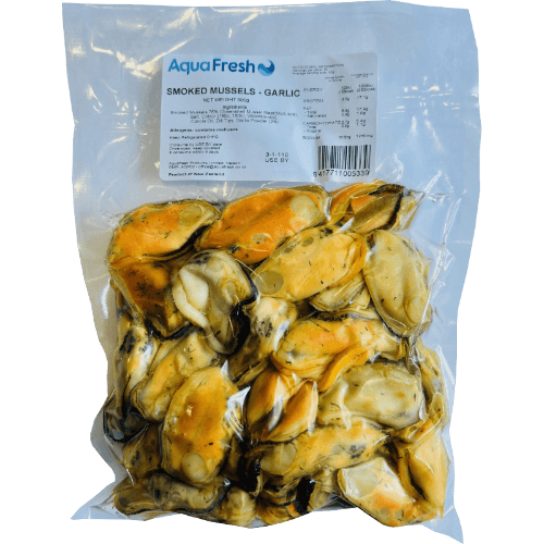 AquaFresh Smoked Mussels Garlic Flavour 500 g