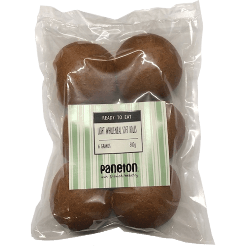 Paneton Wholemeal Grand Soft Rolls 6 pack