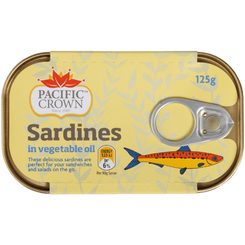 Pacific Crown Sardines In Vegetable Oil
