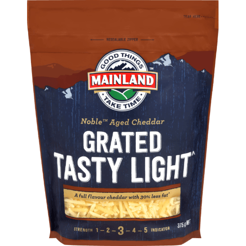 Mainland Noble Grated Tasty Light Aged Cheddar Cheese