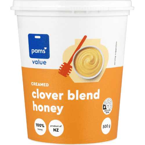 Pams Value Creamed Clover Blend Honey