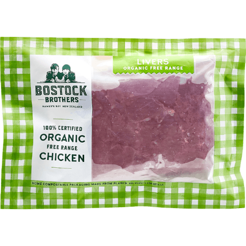 Bostock Brothers 100% Certified Organic Free Range Chicken Livers per kg