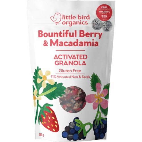 Little Bird Organics Bountiful Berry & Macadamia Activate Granola
