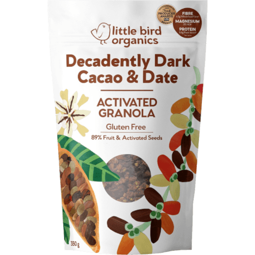 Little Bird Organics Decadently Dark Cacao & Date Activated Granola