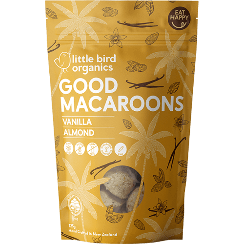 Little Bird Organics Organic Vanilla Almond Good Macaroons