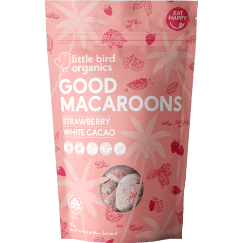 Little Bird Organics Organic Strawberry White Cacao Good Macaroons