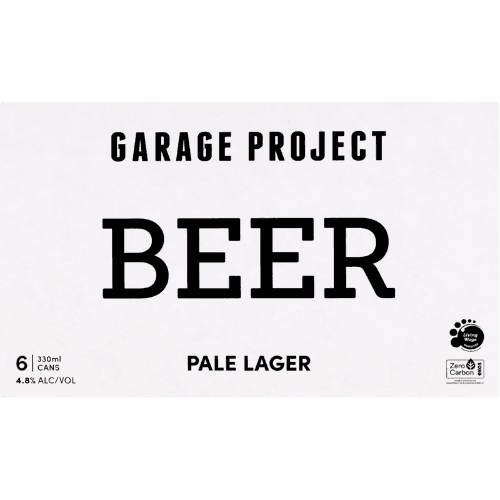 Garage Project Beer Pale Lager Cans
