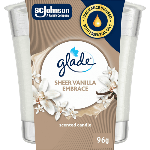 Glade Sheer Vanilla Embrace Candle