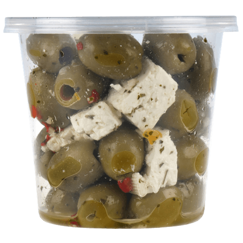 Marinated Goat Feta & Olives per kg