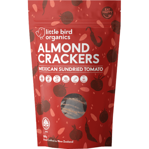 Little Bird Organics Mexican Sundried Tomato Almond Crackers