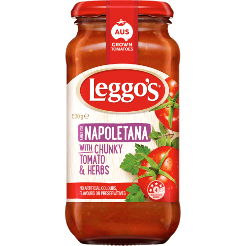 Leggo's Napoletana Pasta Sauce With Chunky Tomato & Herbs