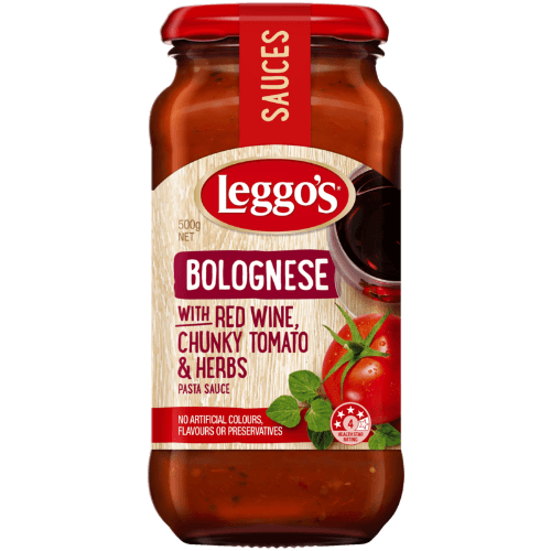 Leggo's Red Wine Chunky Tomato & Herbs Bolognese Sauce